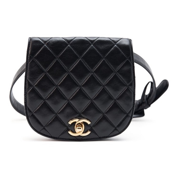 chanel vintage waist bag